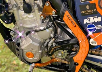 Pièces de motos anodisées par Pro Schade