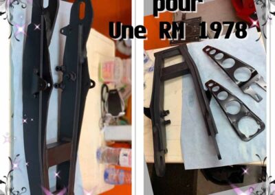 Anodisation de bras oscillant moto RM 1978 - Pro Schade