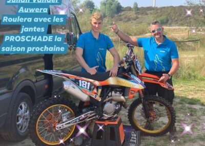 Julian Vander roule avec des jantes Pro Schade
